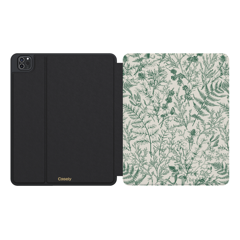Sage Garden | Green Floral iPad Case