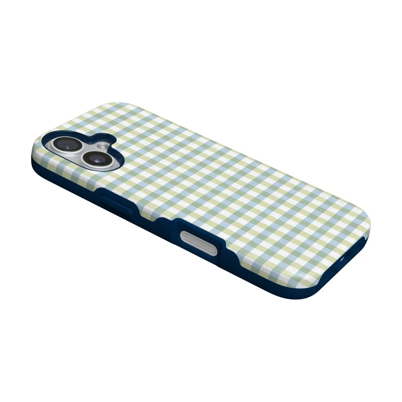 Pastel Picnic | Blue & Green Gingham Case