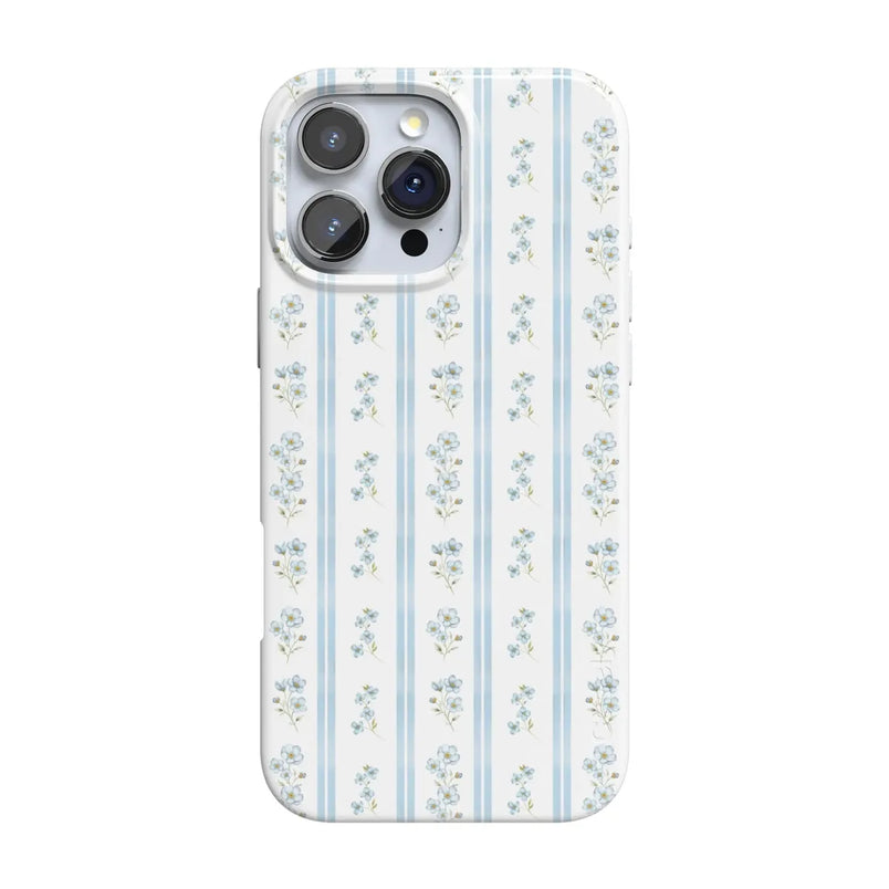 Cottage Stripe | Blue Floral Case