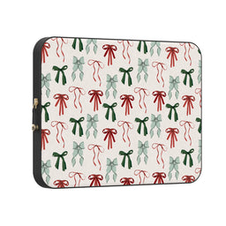 Festive Girlie | Holiday Bows Laptop Case