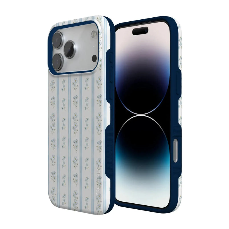 Cottage Stripe | Blue Floral Case