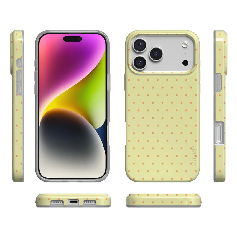 On the Dot | Yellow Polka Dot Case