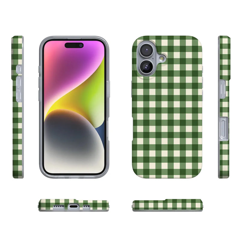 Checked Twice | Green Plaid Case
