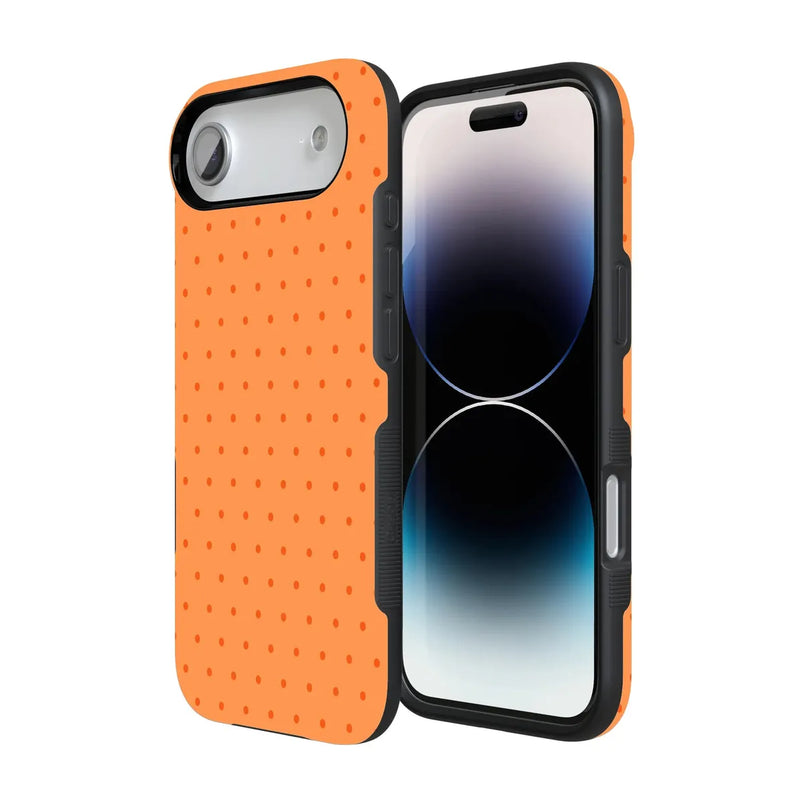 On the Dot | Orange Polka Dot Case