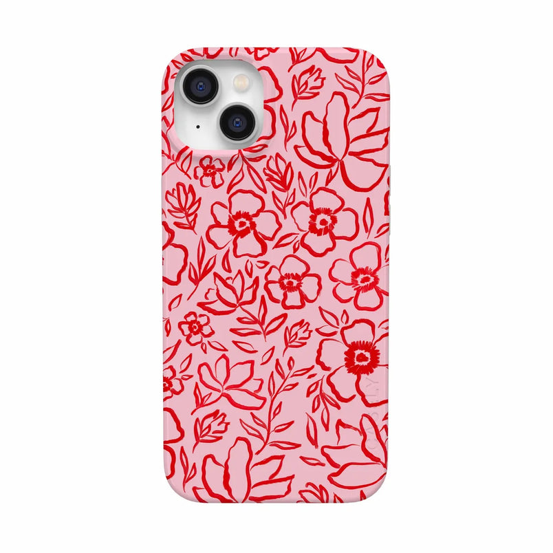 Blush Garden | Floral Doodle Case