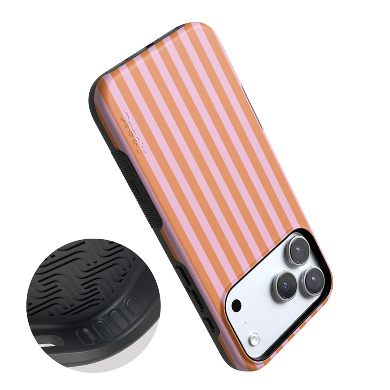 Perfect Stripes | Orange & Pink Stripes Case