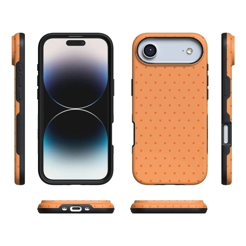 On the Dot | Orange Polka Dot Case