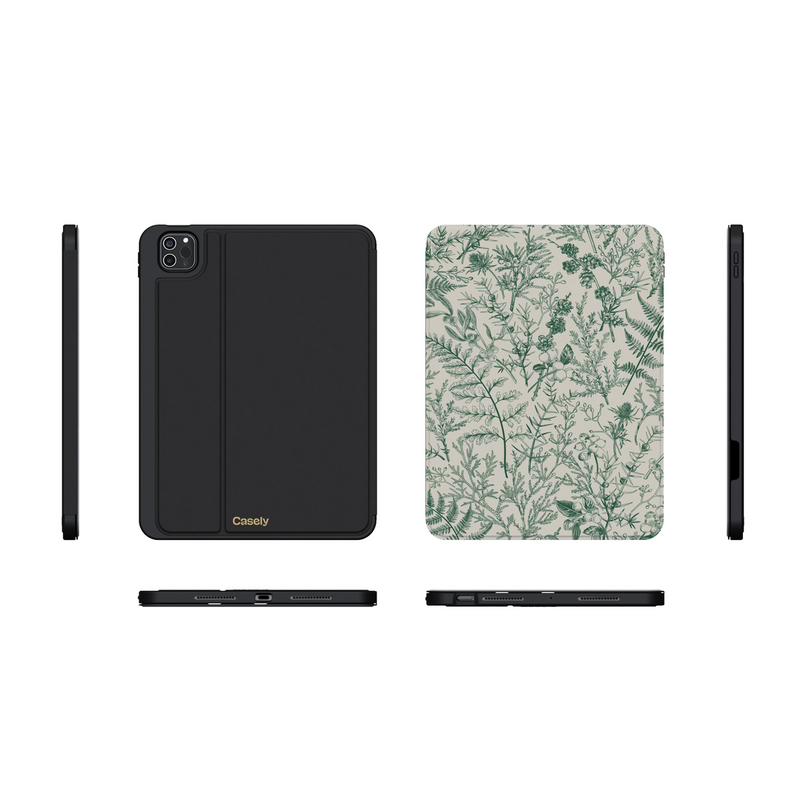 Sage Garden | Green Floral iPad Case