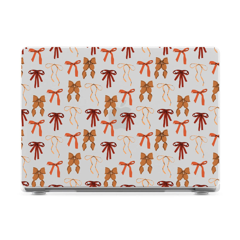 Fall Girlie | Pumpkin Spice Bows Laptop Shell - 14" MacBook Pro