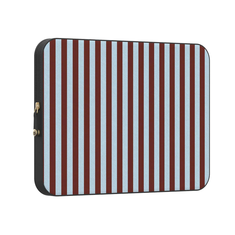 Sunday in Brooklyn | Blue Stripes Laptop Case