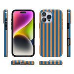 Go New York | Blue & Orange Stripes Case