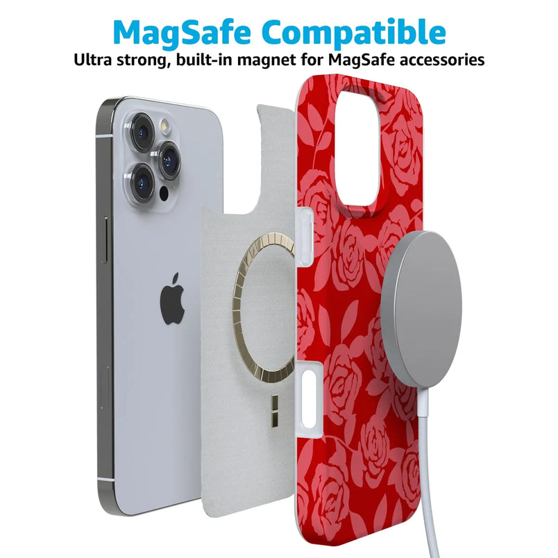Final Rose | Red & Pink Floral Case