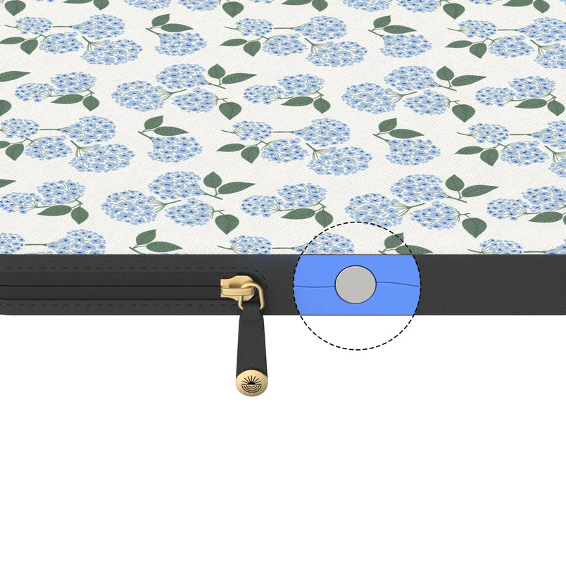 Nantucket Cottage | Blue Hydrangea Laptop Case