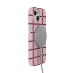 Uptown Gridlock | Pink Checkerboard Case