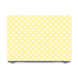 Spotted in SoHo | Yellow Polka Dot Laptop Shell - 16