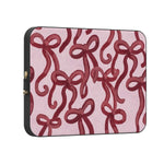 Love Me Knot | Mauve Bow Laptop Case
