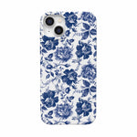 Rose to Fame | Blue & White Rose Floral Case