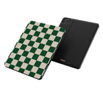 Fit Check | Green Checkerboard iPad Case