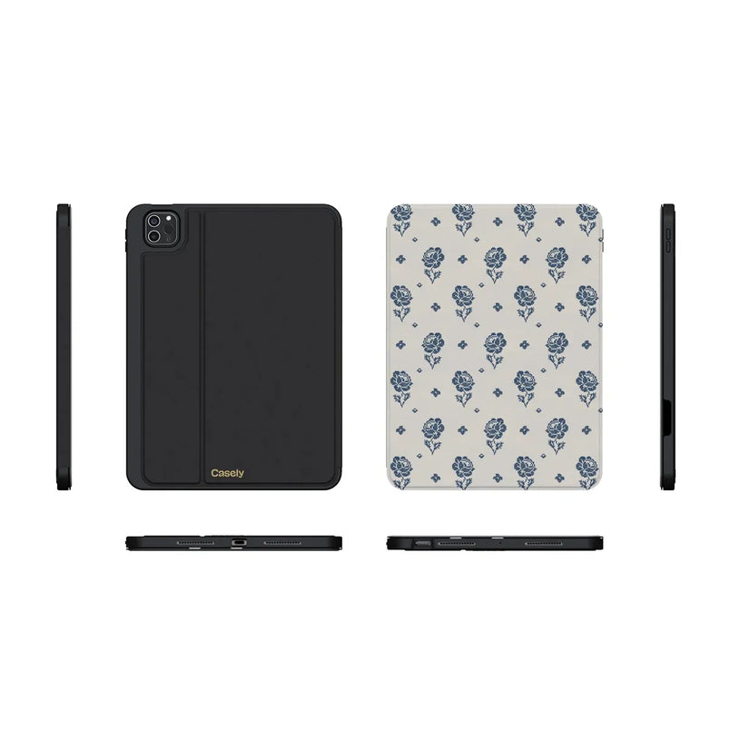 Seaside Stitch | Vintage Roses iPad Case