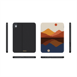 Opposites Attract | Day & Night Colorblock Mountains iPad Case