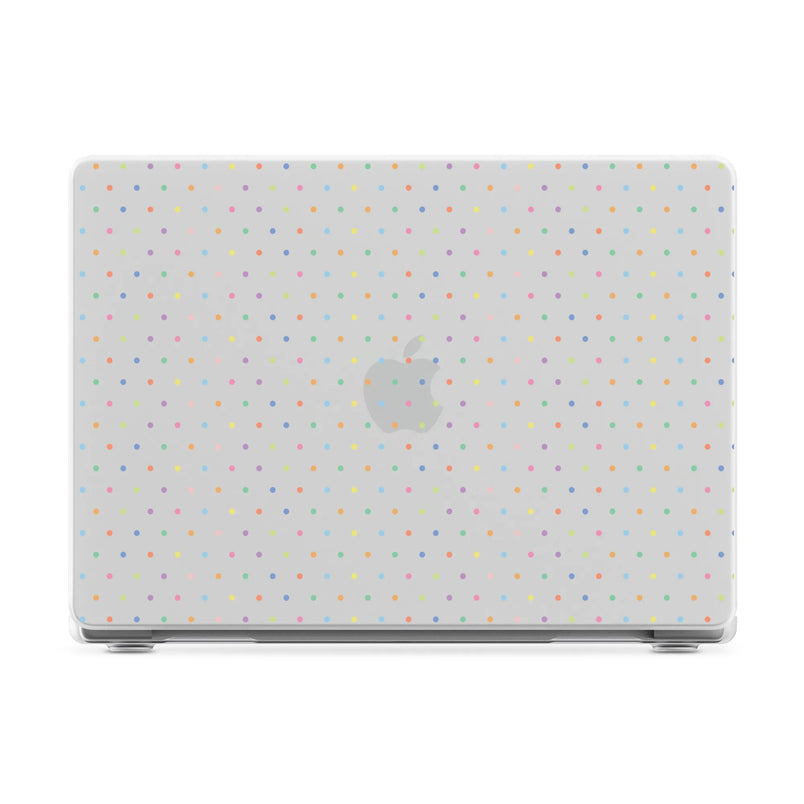 On the Dot | Rainbow Polka Dot Laptop Shell - 13.6" MacBook Air