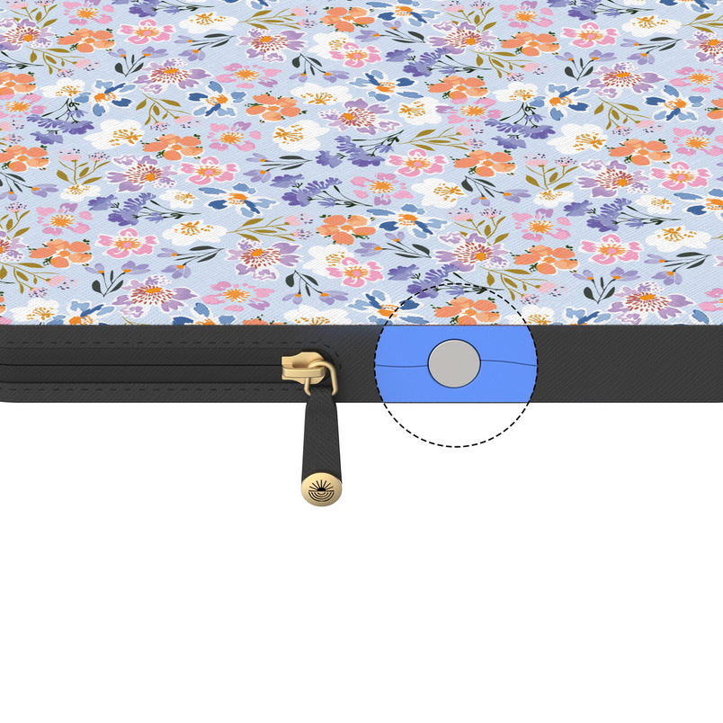 Poppy Meadows | Pastel Floral Laptop Case