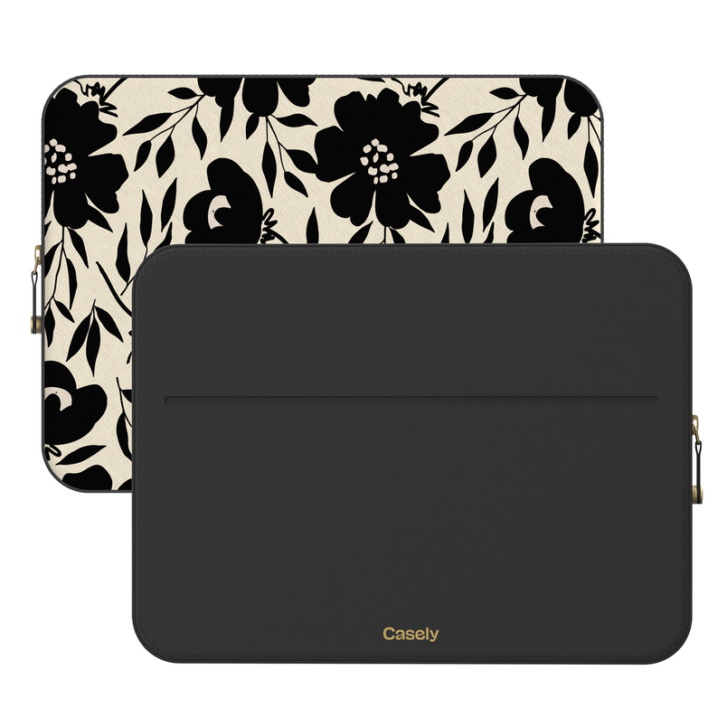 Dark Fantasy | Contrast Floral Laptop Case