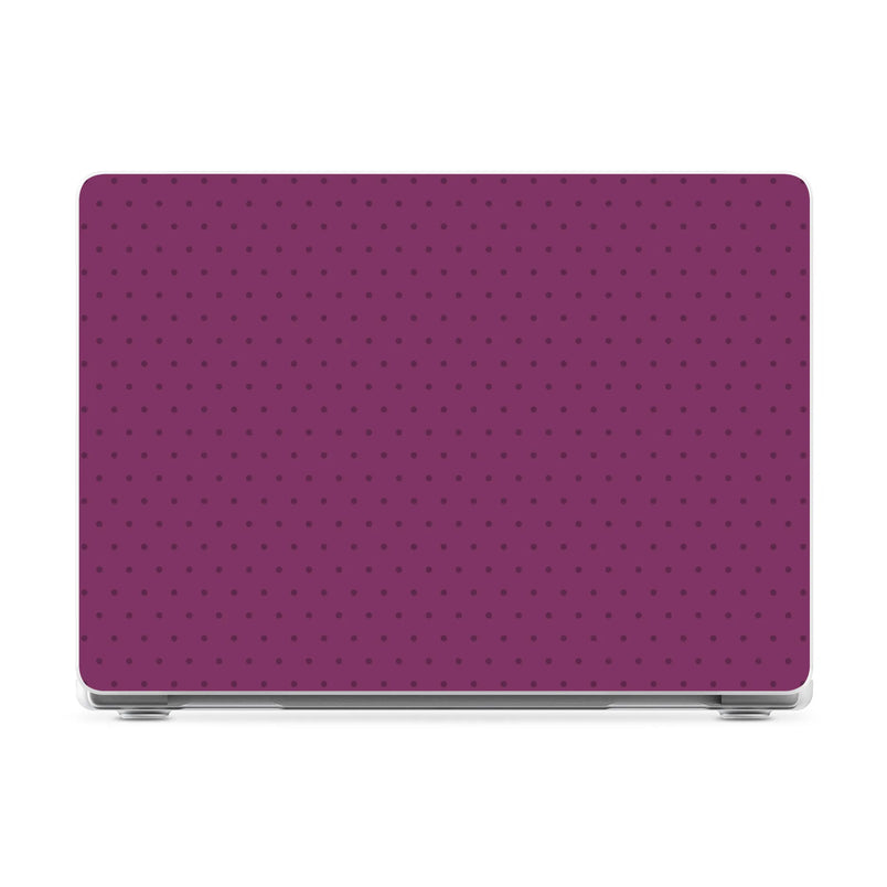 On the Dot | Plum Polka Dot Laptop Shell - 15" MacBook Air