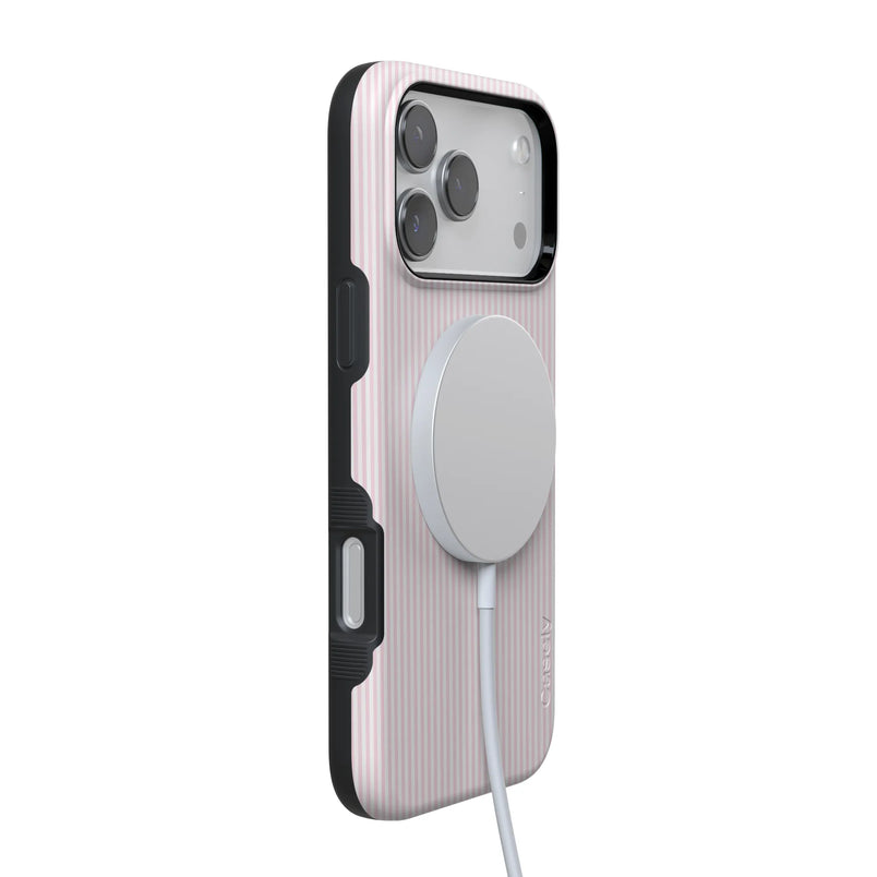 Stripes and the City | Light Pink Pinstripe Case