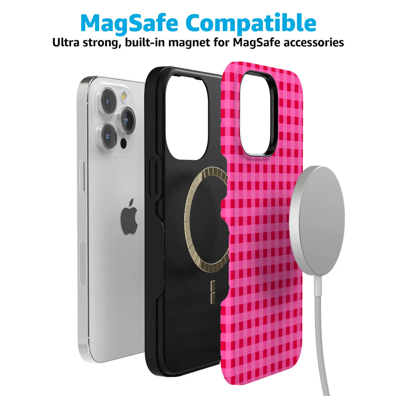 Sweet Jam | Hot Pink Gingham Case
