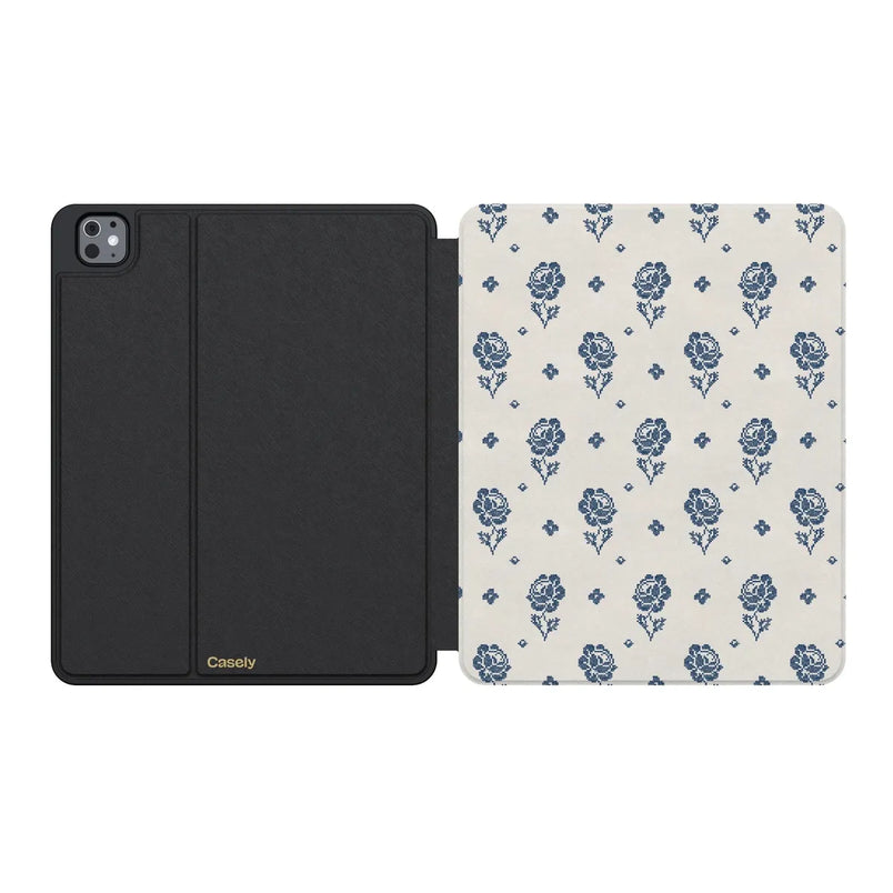 Seaside Stitch | Vintage Roses iPad Case