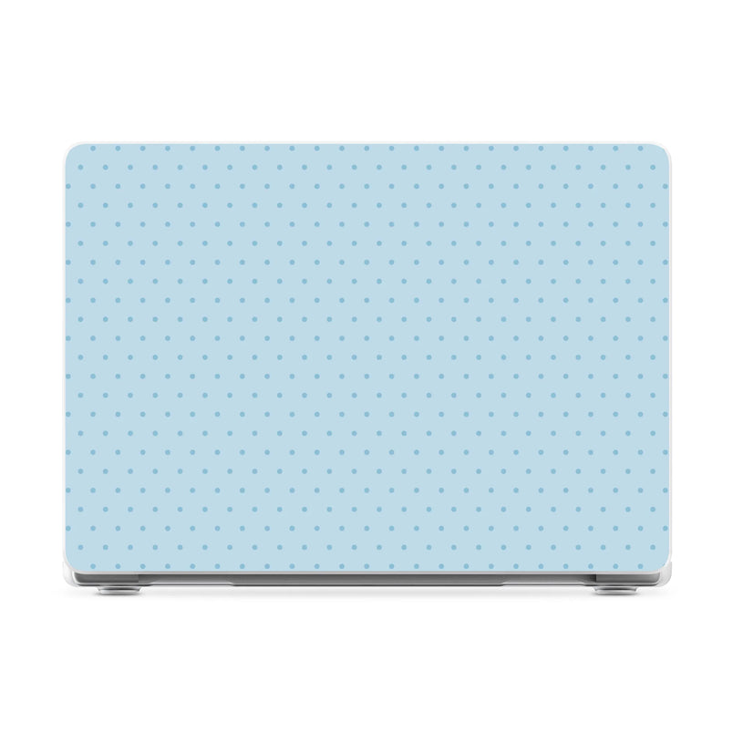 On the Dot | Blue Monochrome Polka Dot Laptop Shell - 13" MacBook Neo