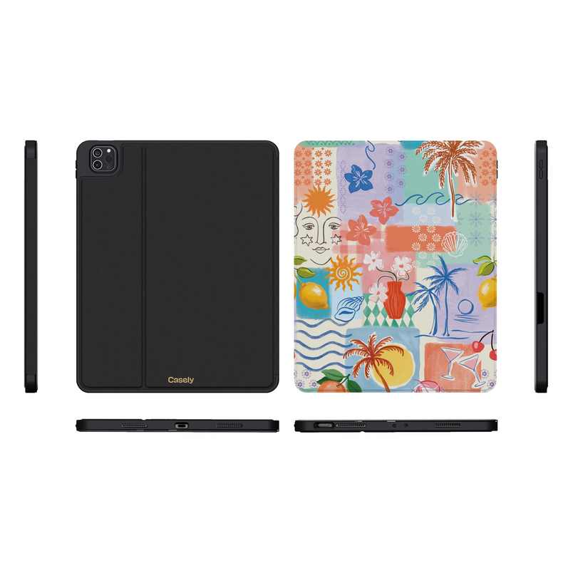 Tropical Heat | Beachy Collage iPad Case
