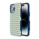 Pastel Picnic | Blue & Green Gingham Case