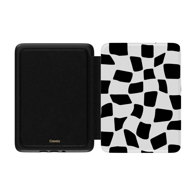 Funky Checkerboard | High Contrast Design Kindle Case