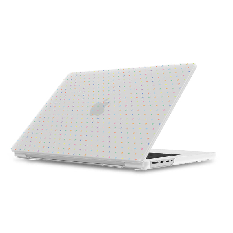 On the Dot | Rainbow Polka Dot Laptop Shell