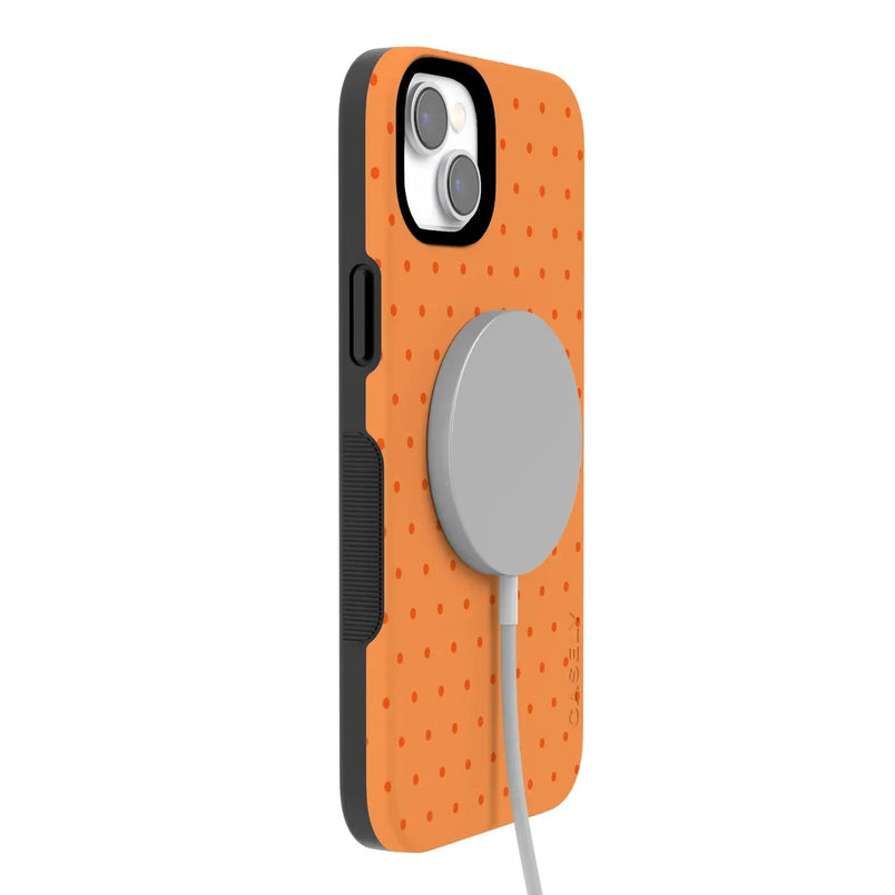 On the Dot | Orange Polka Dot Case