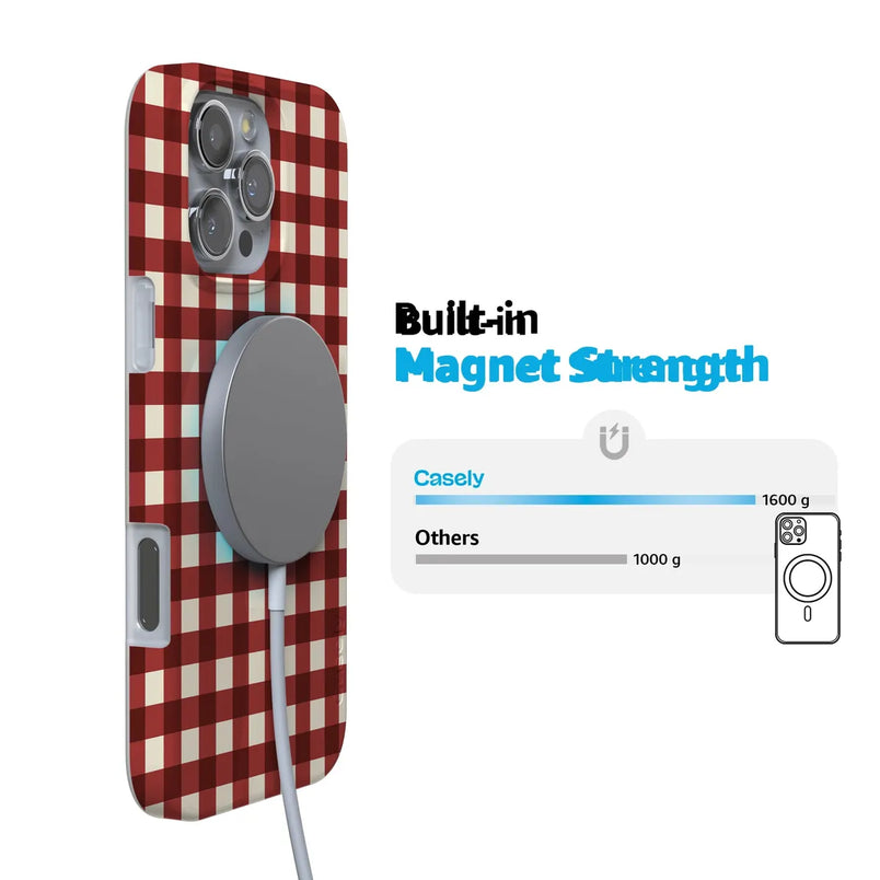 Checked Twice | Red Plaid Case