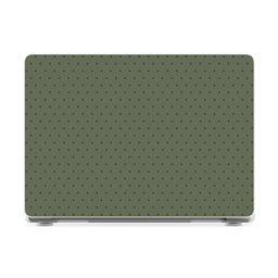 On the Dot | Olive Green Polka Dot Laptop Shell - 16