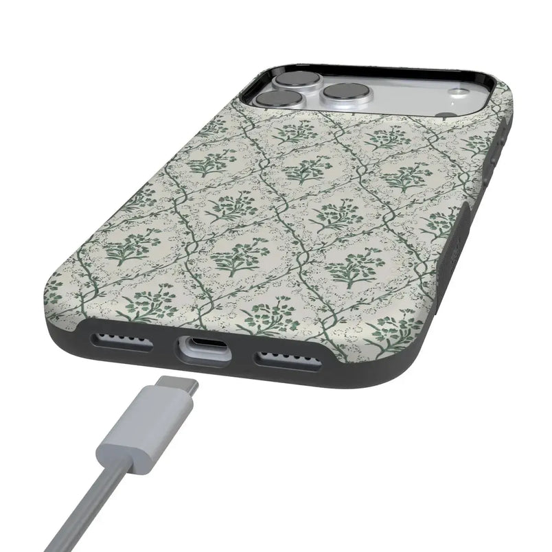 Sage Tapestry | Floral Vines Case