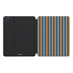 Go New York | Blue & Orange Stripes iPad Case