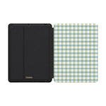 Pastel Picnic | Blue & Green Gingham iPad Case