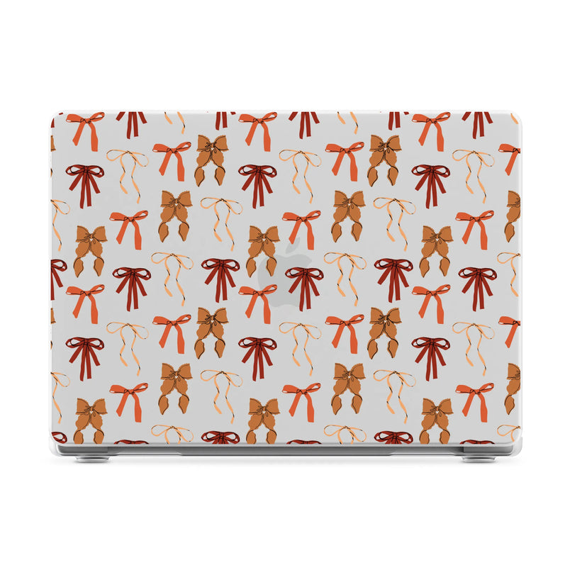 Fall Girlie | Pumpkin Spice Bows Laptop Shell - 13" MacBook Neo