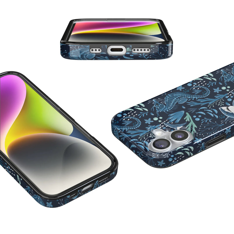 Midnight Reef | Shark Print Case