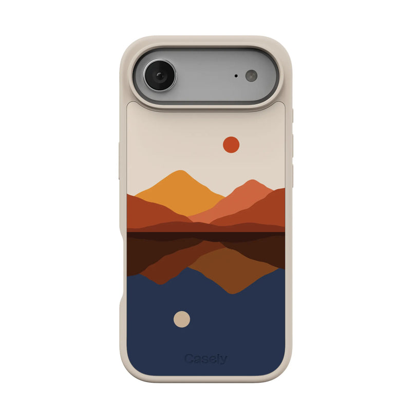 Opposites Attract | Day & Night Colorblock Mountains Case