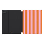 Perfect Stripes | Orange & Pink Stripes iPad Case