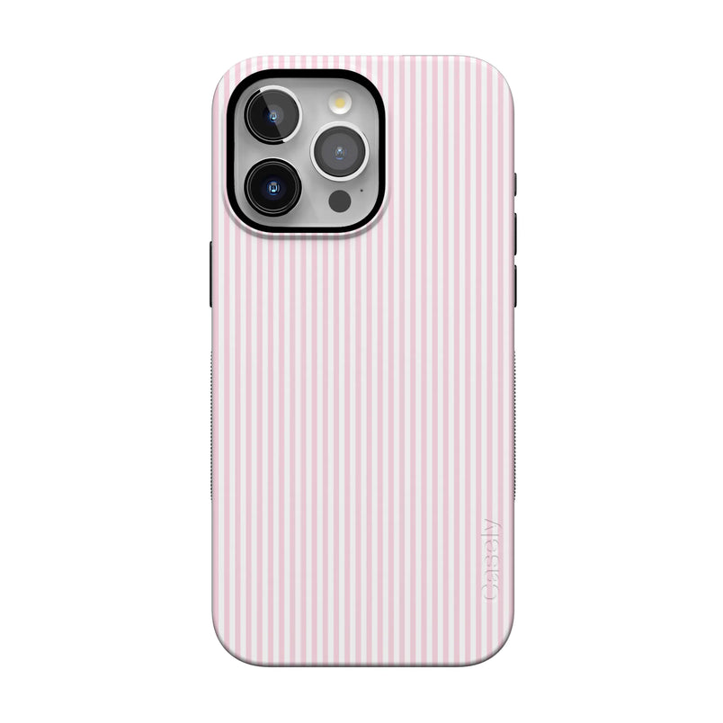 Stripes and the City | Light Pink Pinstripe Case - iPhone 13 Pro