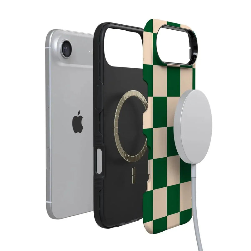 Fit Check | Green Checkerboard Case