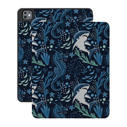 Midnight Reef | Shark Print iPad Case
