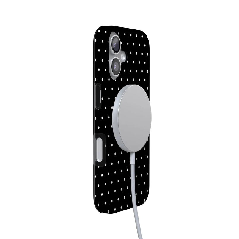On the Dot | Black Polka Dot Case